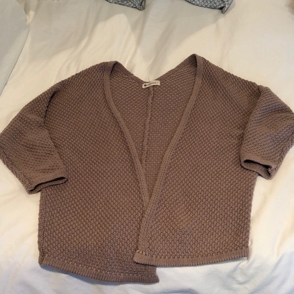 Cotton sweater cardigan